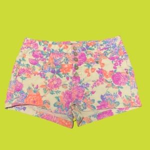 Colourful Flower Shorts